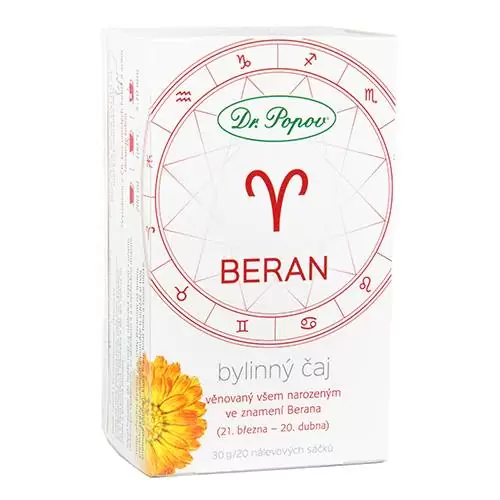 DR.POPOV Bylinný čaj BERAN, 30 g, 20 nálevových sáčků