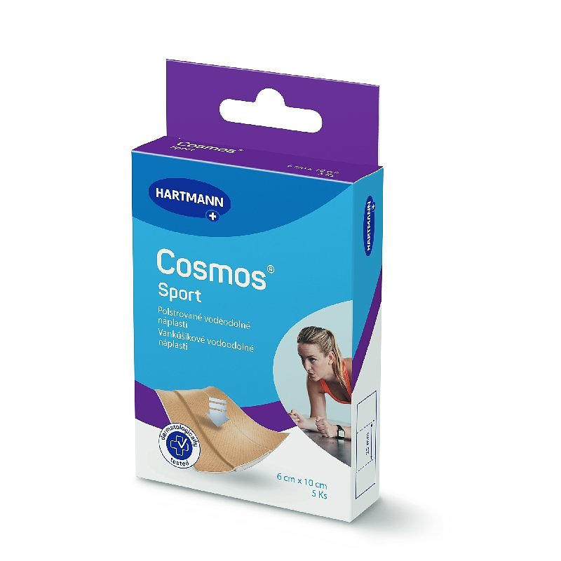 Cosmos sport náplast pro sportovce 6x10 cm 5 ks