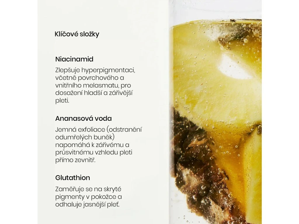 Radiant Vita Niacinamide Rozjasňující pleťová korejská maska s niacinamidem