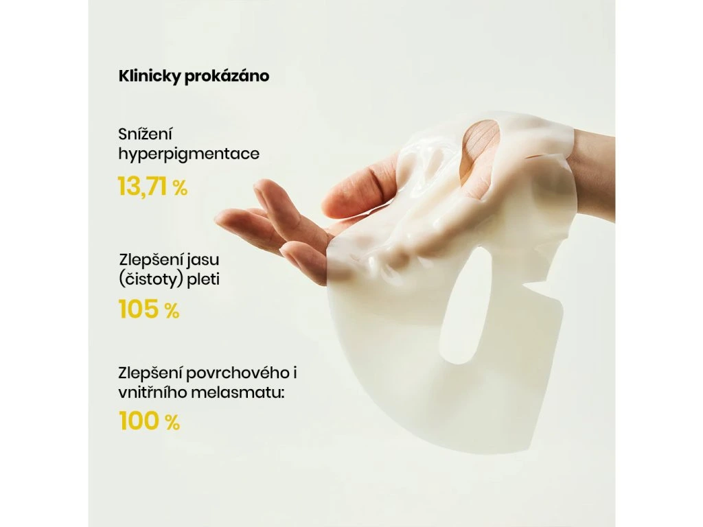 Radiant Vita Niacinamide Rozjasňující pleťová korejská maska s niacinamidem