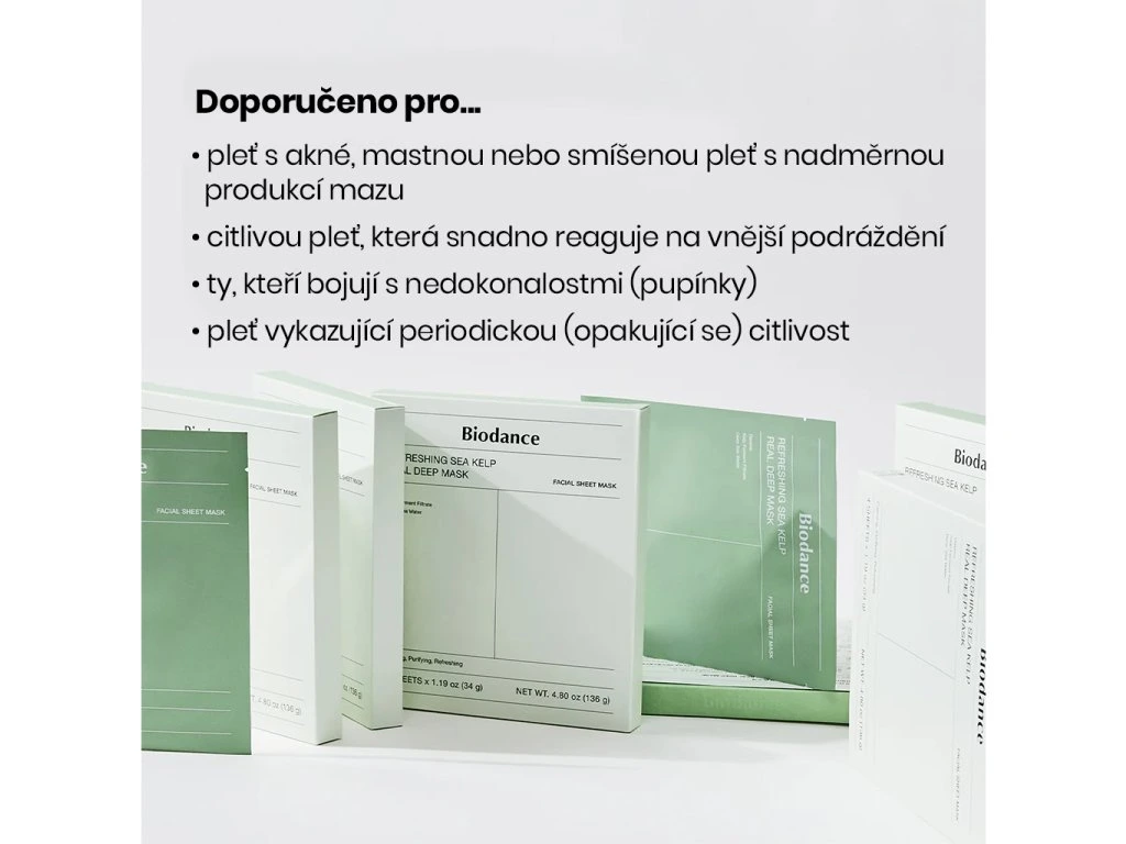 Refreshing Sea Kelp Osvěžující korejská maska s mořskou řasou