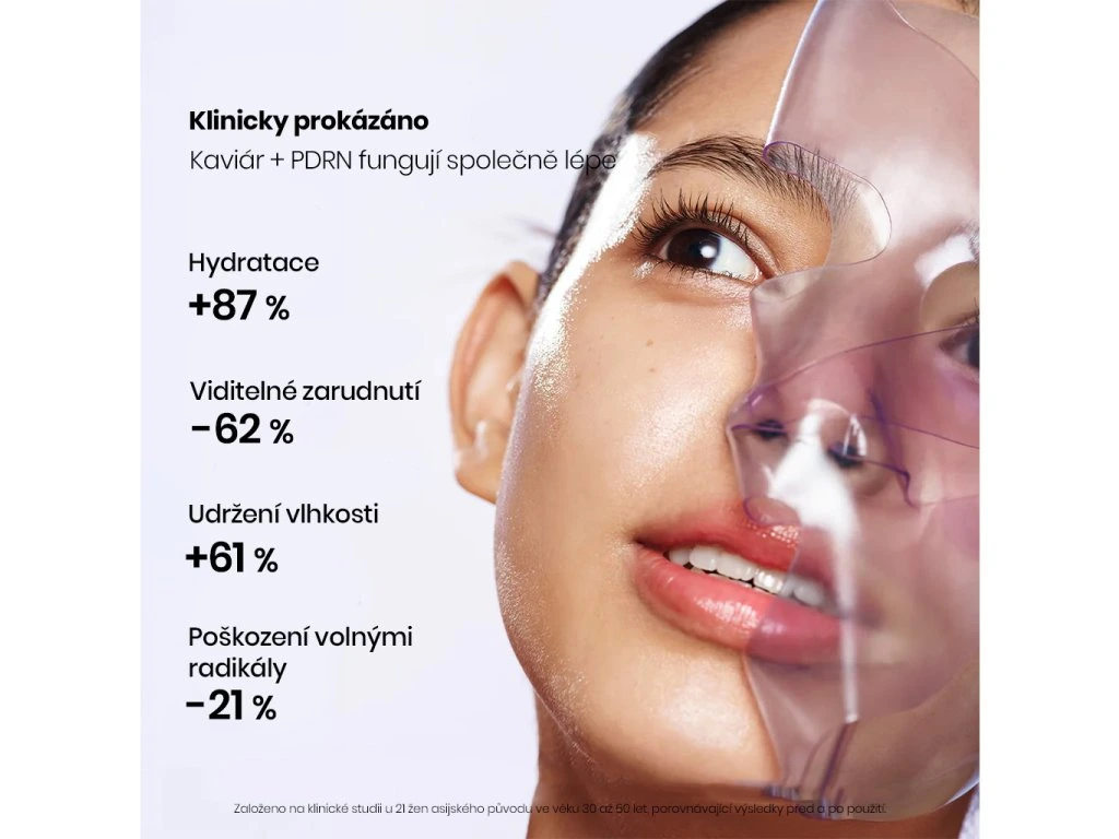 Rejuvenating Caviar PDRN Omlazující kaviárová korejská maska s PDRN