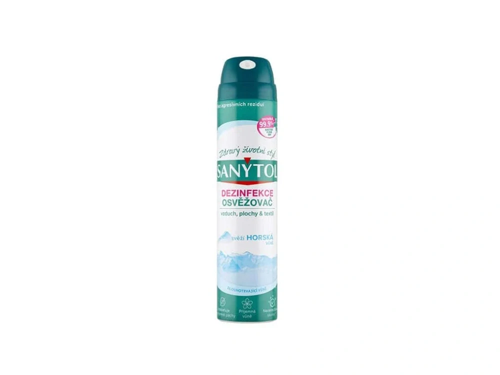 Osvěžovač vzduchu, ploch a textilii, Sanytol, 300 ml - květinová vůně