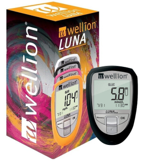 Glukometr WELLION LUNA TRIO set