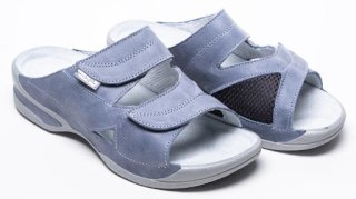 MEDISTYLE zdravotní dámská pantofel LUCY - halux - modrý 5L-E19/H