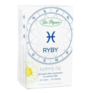 DR.POPOV Bylinný čaj RYBY, 30 g, 20 nálevových sáčků