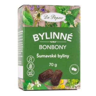 DR.POPOV Bonbony Šumavské byliny, 70 g