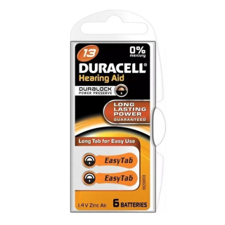 Baterie do naslouchadel Duracell DA13 PR48 6ks