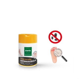 Svorto zásyp na nohy antimikrobiální 50g 302