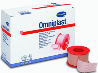 Omniplast náplast textilní 2,5 cm x 5 m