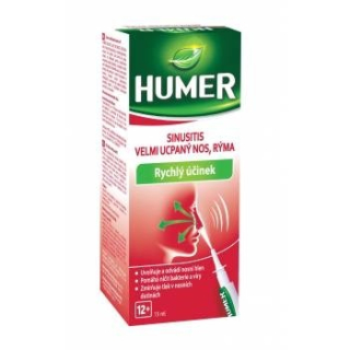 Humer Sinusitis velmi ucpaný nos, rýma, sprej 15 ml