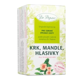 DR.POPOV Krk, mandle, hlasivky, porcovaný čaj, 30 g