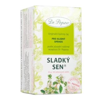 DR.POPOV Sladký sen, 30 g, 20 nálevových sáčků