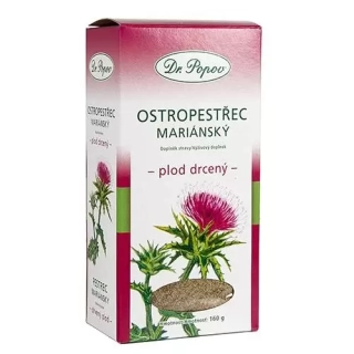 DR.POPOV Ostropestřec mariánský, plod drcený, 160 g