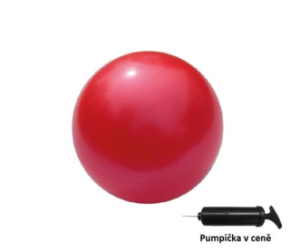 Míč rehabilitační Overball Midi Reh pr.20 cm - červený