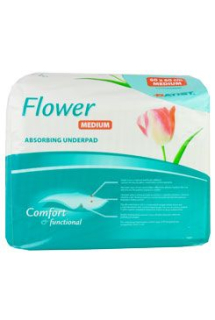 Batist Flower podložky absorpční 60x60 cm, 25 ks