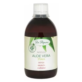 DR.POPOV Aloe vera, šťáva, 500 ml