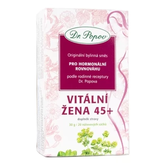 DR.POPOV Vitální žena 45+, porcovaná směs, 30 g