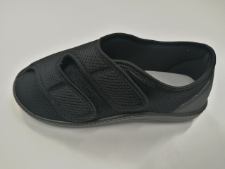 MEDISTYLE Polobotka pánská nízká - streč černá 6LOMM-811/Č (2 velcra) - MEDICO 811
