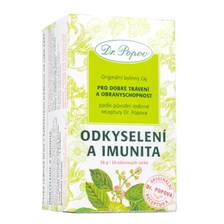 DR.POPOV Odkyselení + imunita, porcovaný čaj, 30 g