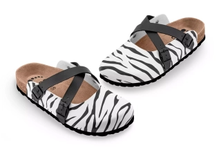ForCare Obuv zdravotní 101066 barva bílá - zebra
