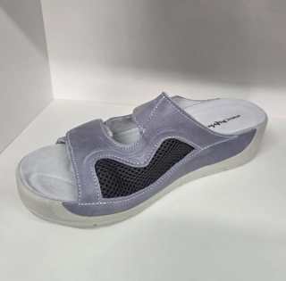 MEDISTYLE zdravotní dámská pantofel KARIN halux - modrý 1K-B19/H